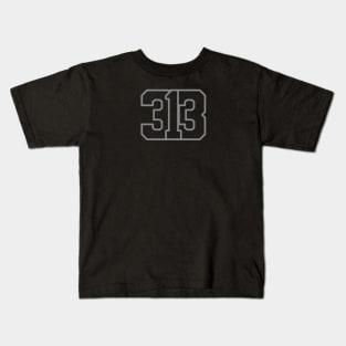 313 Dark Mode Kids T-Shirt
